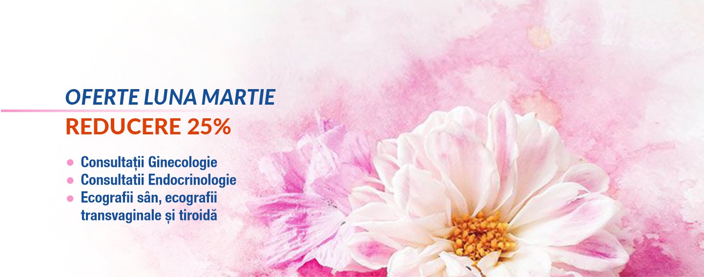 Reduceri de 25% în luna martie!